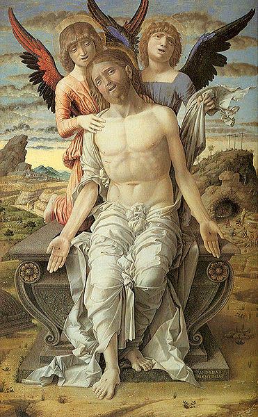 Andrea Mantegna Christus als Schmerzensmann Sweden oil painting art